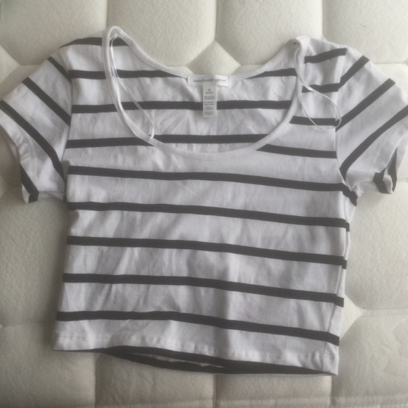 Striped Crop Top