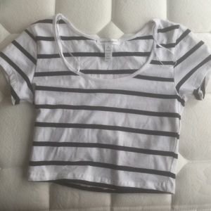 Striped Crop Top