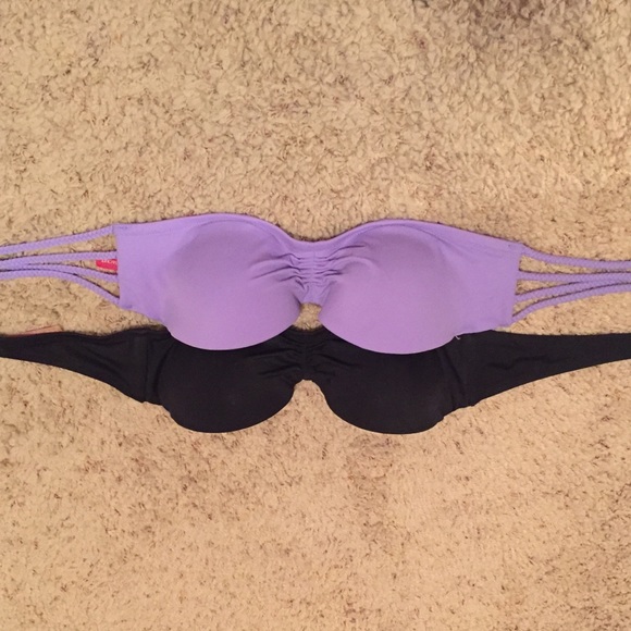 Two Victoria's Secret tube top swimsuits - Picture 1 of 3