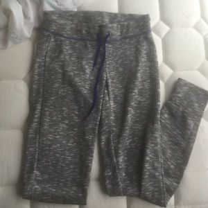 Grey with Blue Ties Joggers
