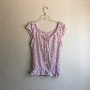 ‼️FINAL PRICE‼️ Floral Pink Blouse