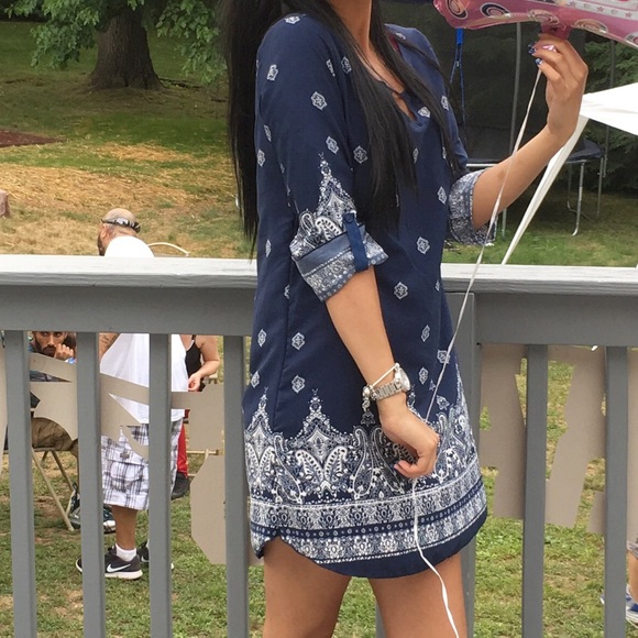 Blue summer dress