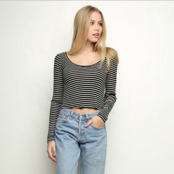 Black and White Brandy Shirt