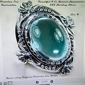 CHOICE: Aquamarine, Amethyst OR Sapphire Ring - SIZE 6,   Fire Garnet - SIZE 8