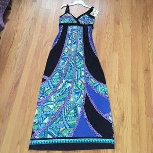 Multicolored maxi dress