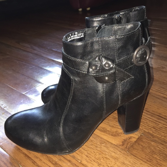 Black Born Bootie Heels