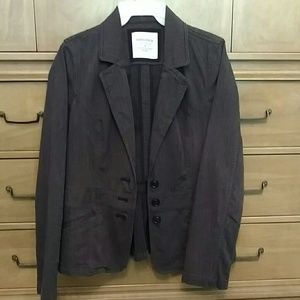 Gray casual blazer, size medium