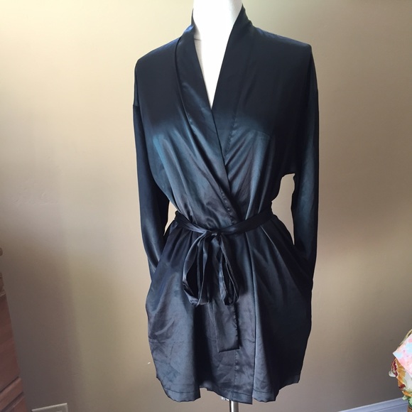 Victoria's Secret Other - Victoria's Secret Black  Short Robe