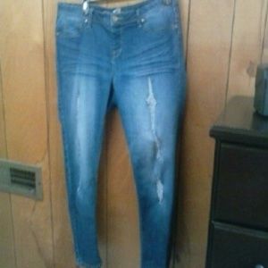 Blue jeggins