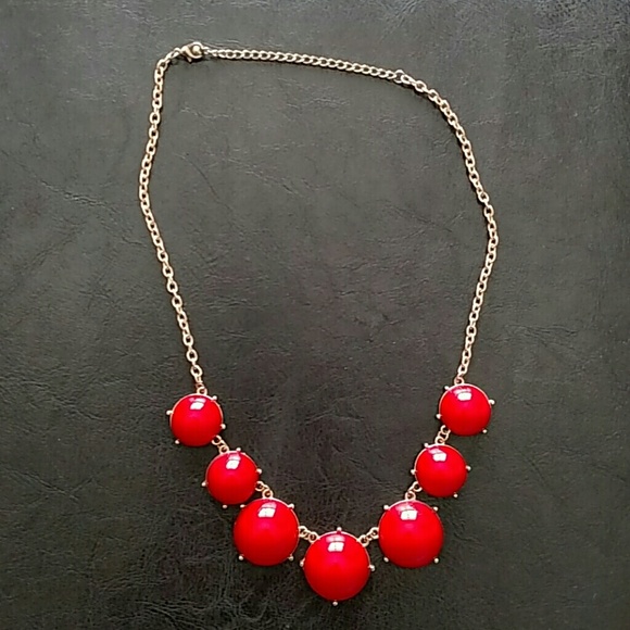 Necklace - Red Bubble Necklace