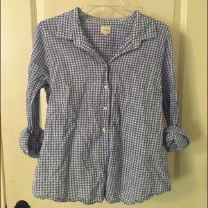 J. Crew Gingham Button-Down
