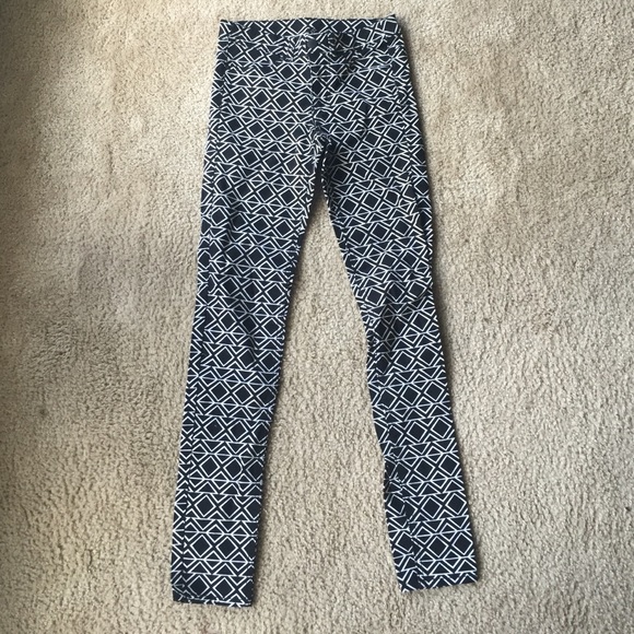 H&M printed skinny jeans