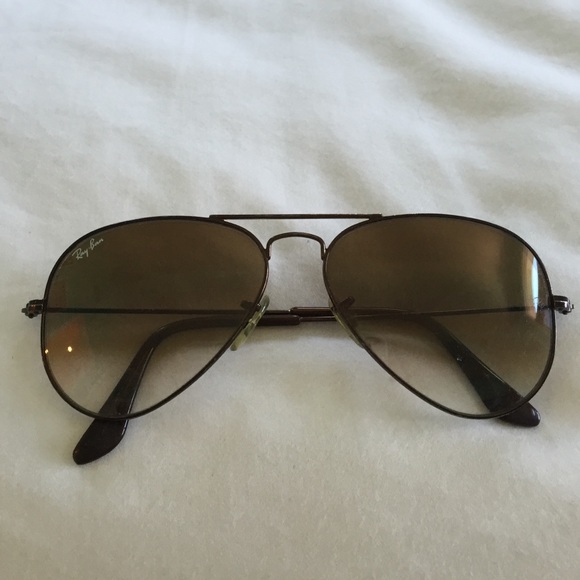 Rayban brown aviator sunglasses