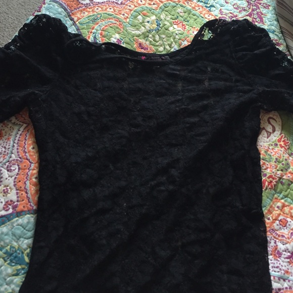 Black Lace Top