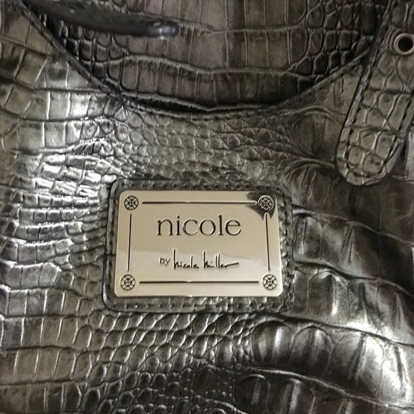 Nicole by Nicole Miller Handbags - Nicole by Nicole Miller silver handbag