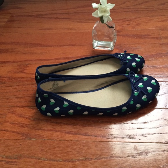 Navy with hearts Mary Jane shoes
