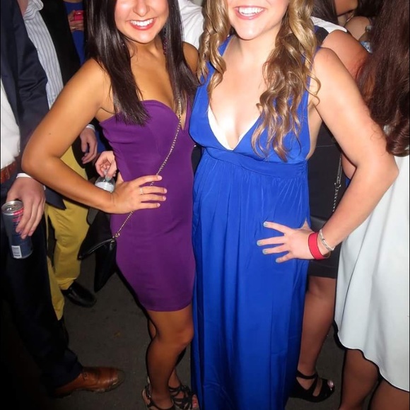 Blue maxi dress
