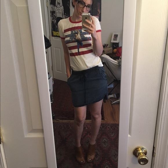 SALE Anthropologie Cloth & Stone Chambray Mini