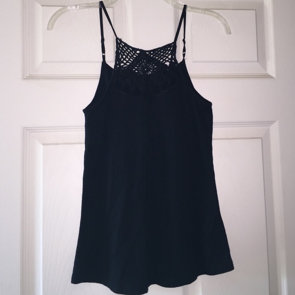 Black tank top