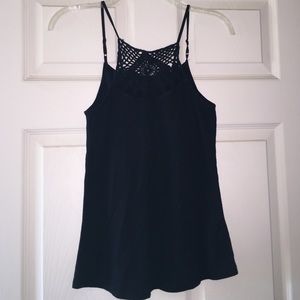 Black tank top