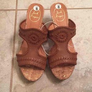 Jack Rogers Emilia wedges sz 8