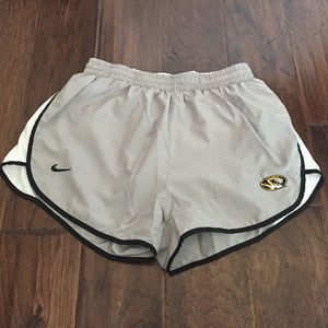 Mizzou Nike running shorts