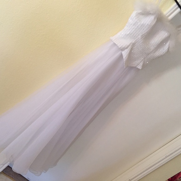 White Formal Long Dress