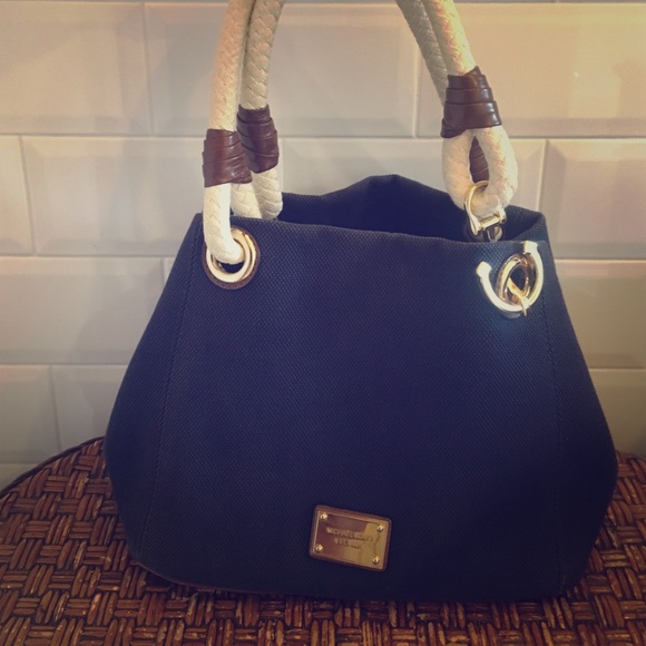 Navy blue Michael Kors medium sized bag