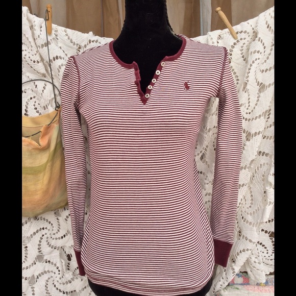 Ralph Lauren Tops - Ralph Lauren 100% cotton Henley shirt