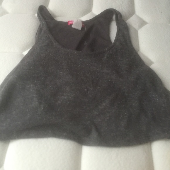 Grey Crop Top