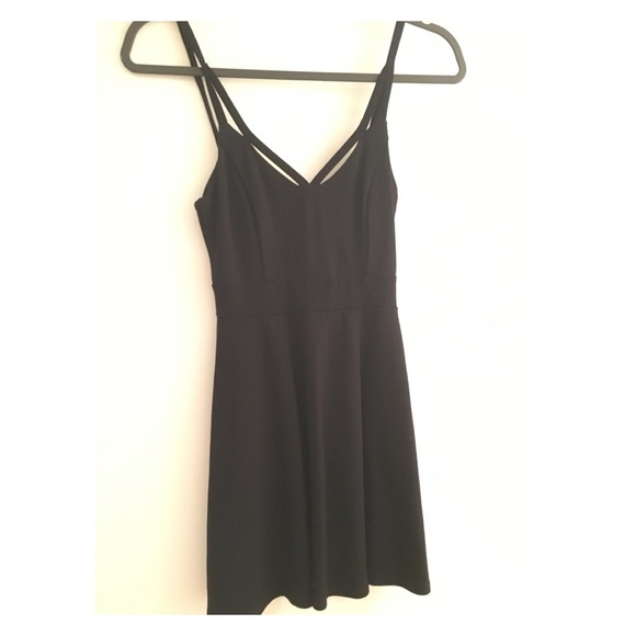Black shirt dress
