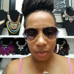 Double frame Aviator style Eyewear