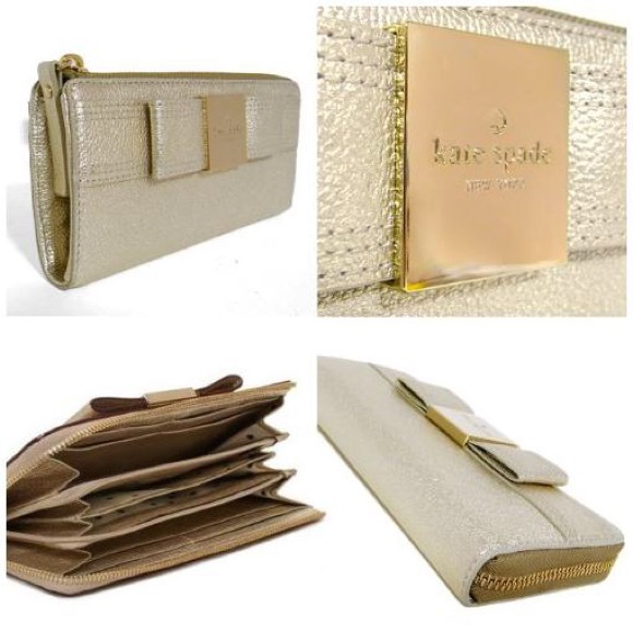 KATE SPADE NEW YORK LEATHER LOGO WALLET