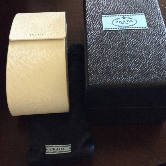 Prada Sunglasses Case with Prada Box