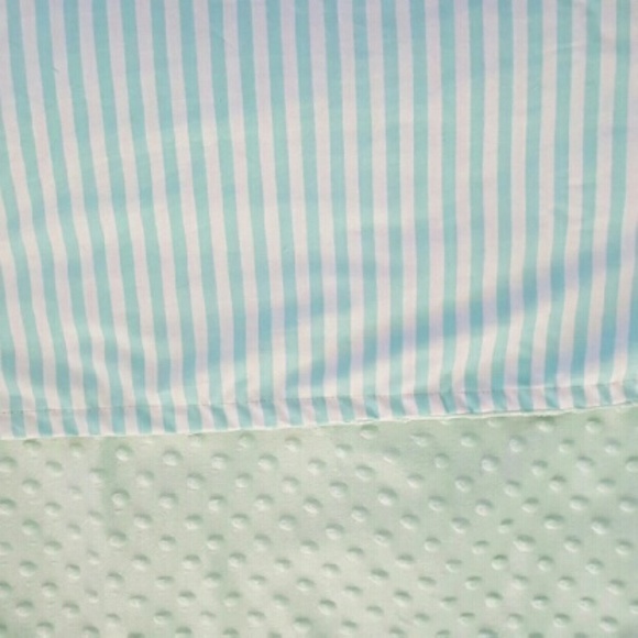 Handmade baby minky blanket