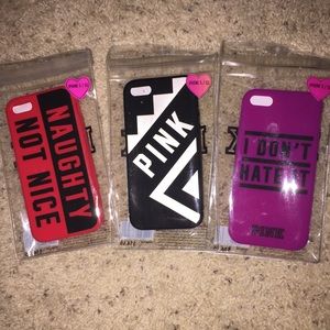 NWT: PINK Phone Cases - iPhone 5/5S