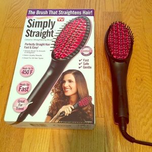 Simply Straight Ceramic Brush up to 450 dgree -NEW