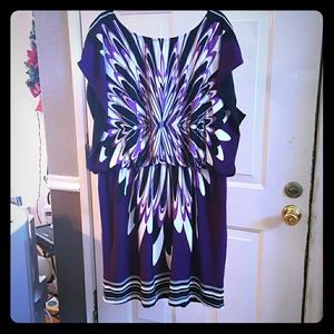 Above knee plus size dress
