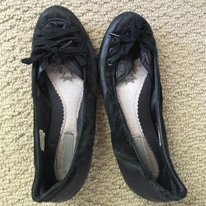 Black Diesel flats