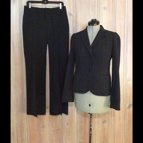 Banana Republic Pinstriped Suit