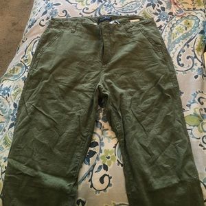 Bandolino olive green linen pants - brand new