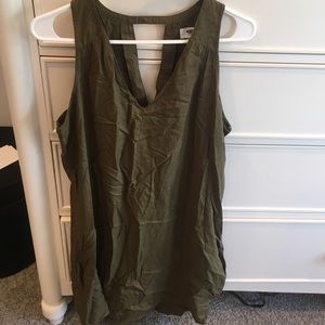 Olive Old Navy dress, never before worn!