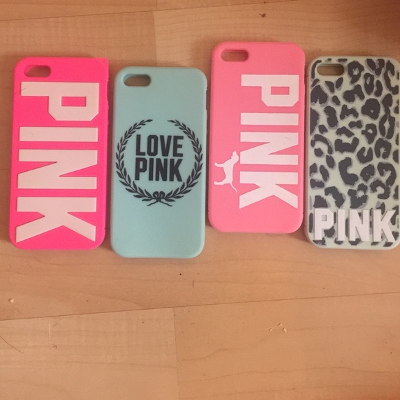 4 iPhone 5 Victoria's Secret Pink cases