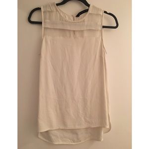 Off white tank top