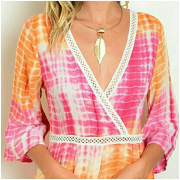 NEW COLORFUL ROMPER - Picture 3 of 3