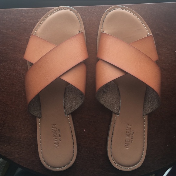 Old navy tan sandals!!!