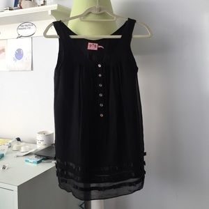 ADORABLE JUICY COUTURE CHIFFON BLOUSE