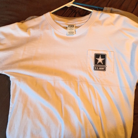 VICTORIA SECRET pink Army crew neck