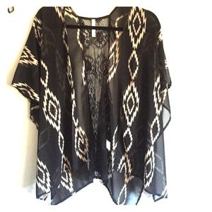 Sheer tribal cover up