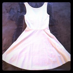 Natural white H&M skater dress